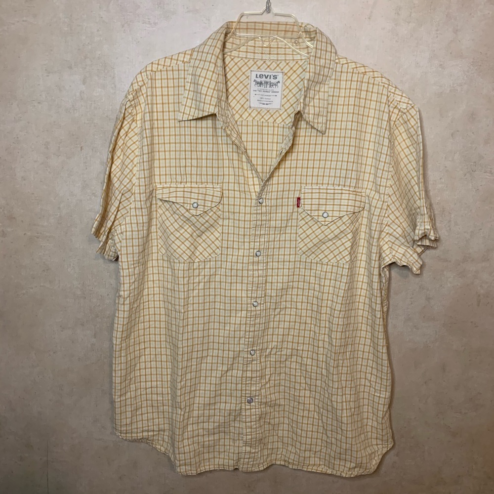 Levi’s Peral Button Short Sleeve Shirt 2XL